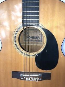 Vintage 1978 Hohner HGK299 Acoustic Guitar 6 Strings Made In Korea Mint