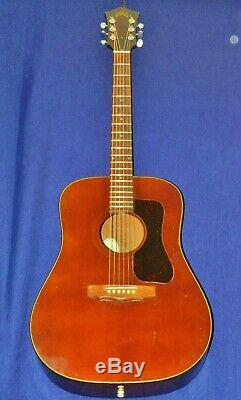 Vintage 1979 GUILD D-25M Acoustic, USA-Made, GdCond. Strong Player, Soft Case