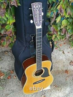 Vintage 1979 M. Suzuki W-300 Acoustic Guitar Made Japan MIJ Rosewood Martin D-28