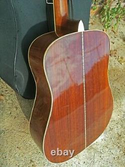 Vintage 1979 M. Suzuki W-300 Acoustic Guitar Made Japan MIJ Rosewood Martin D-28