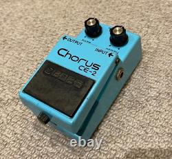 Vintage 1981 Boss CE-2 Chorus (Black Label, Black Screw) Made in Japan MIJ