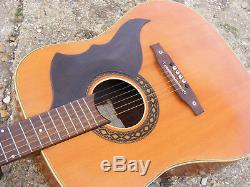 Vintage 60's 70's EKO Right Handed 6 String Acoustic Guitar Made Recanati Italy