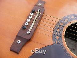 Vintage 60's 70's EKO Right Handed 6 String Acoustic Guitar Made Recanati Italy