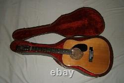 Vintage ALVAREZ Model 5054 12 String Acoustic Guitar Made In Japan Exc cond