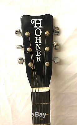 Vintage Acoustic Hohner guitar Model HG- Made In Japan