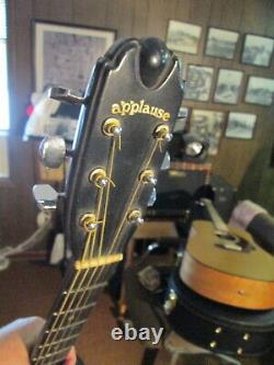 Vintage Applause by Ovation model AA14-7 Acoustic Guitar USA Made circa 1980s