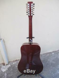 Vintage Aria 9604 12 String Acoustic Guitar 1970s Made in Japan MIJ