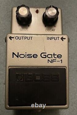 Vintage Boss NF-1 Made in Japan MIJ silver screw. Long dash. Momentary LED. 1979