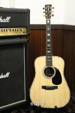 Vintage Early model Morris T. F W-100 Special Solid Spruce /Ebony Made in Japan