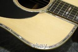 Vintage Early model Morris T. F W-100 Special Solid Spruce /Ebony Made in Japan