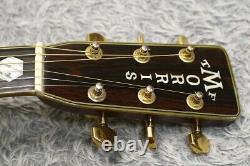 Vintage Early model Morris T. F W-100 Special Solid Spruce /Ebony Made in Japan