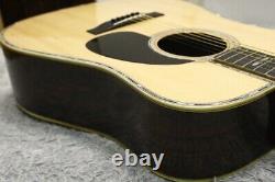 Vintage Early model Morris T. F W-100 Special Solid Spruce /Ebony Made in Japan