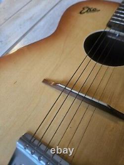 Vintage Eko Acoustic Guitar 6 String Made In Italy
