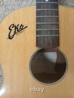 Vintage Eko Parlor Guitar Project Made In Italy Model P 8