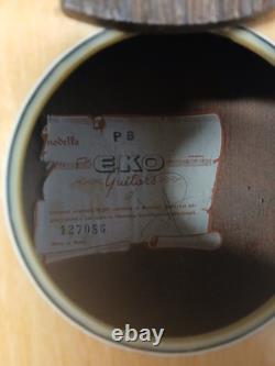Vintage Eko Parlor Guitar Project Made In Italy Model P 8