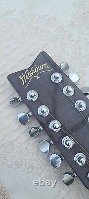 Vintage George Washburn Rare 12 String Acoustic Guitar, Made In Korea