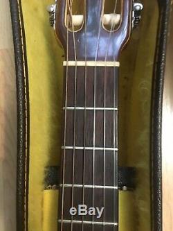 Vintage Giannini Craviola 6 String Acoustic Classical Guitar Made In Brazil