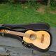 Vintage Giannini Mpb Acoustic Guitar Made In Brazil With Case