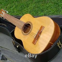Vintage Giannini MPB Acoustic Guitar Made in Brazil with Case