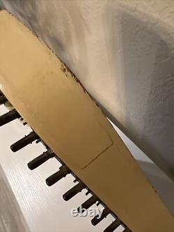 Vintage Gitarr-zither Made In Germany Wooden Guitar Rare Missing 1 String Vtg