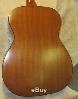 Vintage Harmony Acoustic Guitar H-162, USA Made, Mahogany steel neck case 60's