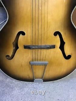 Vintage Harmony BROADWAY Acoustic Archtop Guitar USA Made 1950-60's
