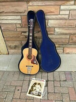 Vintage Harmony Stella Guitar Steel Reinforced Neck Made in USA W / CASE