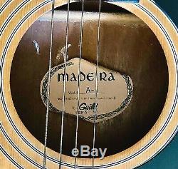 Vintage Made in Japan GUILD MADEIRA A-1 Import Line Acoustic Guitar
