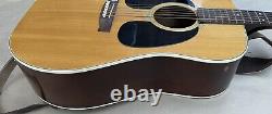 Vintage Morris Acoustic Guitar Model A-14 Made in Japan With Case