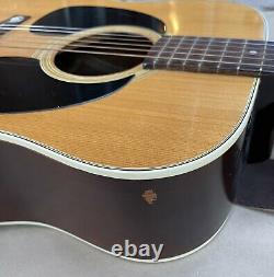 Vintage Morris Acoustic Guitar Model A-14 Made in Japan With Case