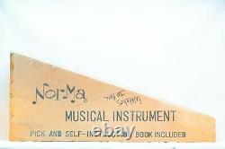 Vintage Norma Sunburst Acoustic Guitar, Made In Poland, Original Box
