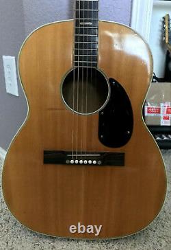 Vintage PRESTIGE Natural Finish 6-String Acoustic Guitar Made In Japan