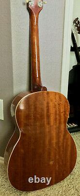 Vintage PRESTIGE Natural Finish 6-String Acoustic Guitar Made In Japan