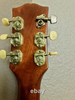 Vintage PRESTIGE Natural Finish 6-String Acoustic Guitar Made In Japan