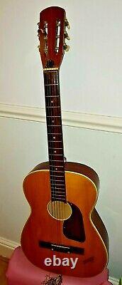 Vintage Rare Eko 1960's Texan Acoustic 6 String Guitar, Made In Italy