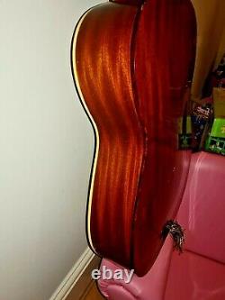 Vintage Rare Eko 1960's Texan Acoustic 6 String Guitar, Made In Italy