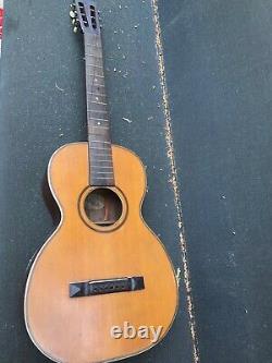 Vintage Rex Parlor Guitar project. Gretsch -made Supertone & Washburn strings