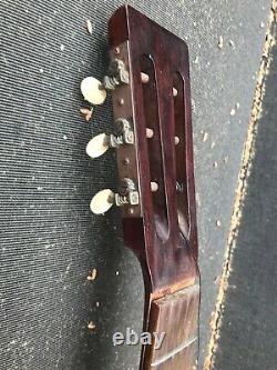 Vintage Rex Parlor Guitar project. Gretsch -made Supertone & Washburn strings