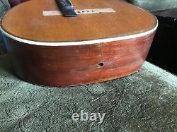 Vintage Rex Parlor Guitar project. Gretsch -made Supertone & Washburn strings