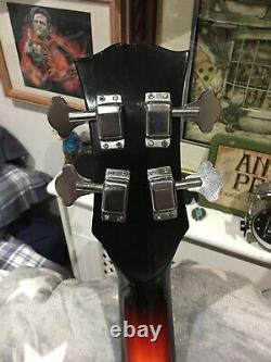 Vintage Semi Acoustic Commodore Bass Guitar (made In Japan)