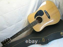 Vintage Sigma by Martin DM-5 Acoustic Guitar Made in Japan with Case DM5
