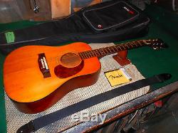 Vintage Standel / Harptone Acoustic Guitar Rare Made In USA Carved Round Back