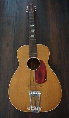 Vintage Stella Harmony 3/4 Parlor Acoustic Guitar-Made in U. S. A