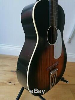 Vintage Stella Harmony Acoustic Parlor Guitar Made in USA