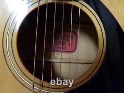 Vintage YAMAHA FG-110 Acoustic Guitar withcase, mid-70's Made in Japan