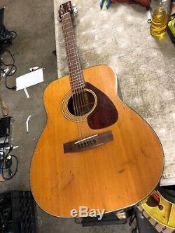 Vintage Yamaha FG 160 Gold Label Guitar Made in Japan