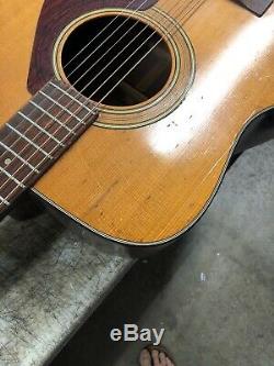 Vintage Yamaha FG 160 Gold Label Guitar Made in Japan