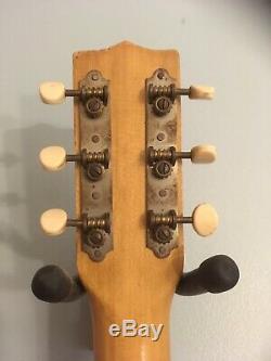 Vintage noname parlor acoustic guitar 1950's Early 1960s (United Made) USA