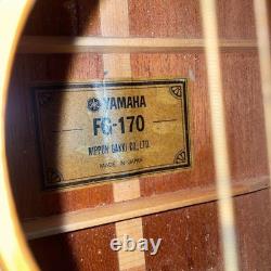 YAMAHA Acoustic Guitar FG-170 Green label Japan Vintage 70's made Used from JPN