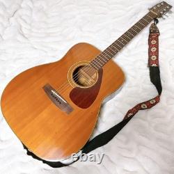 YAMAHA Acoustic Guitar FG-200 Green label Japan Vintage'70s Made Used